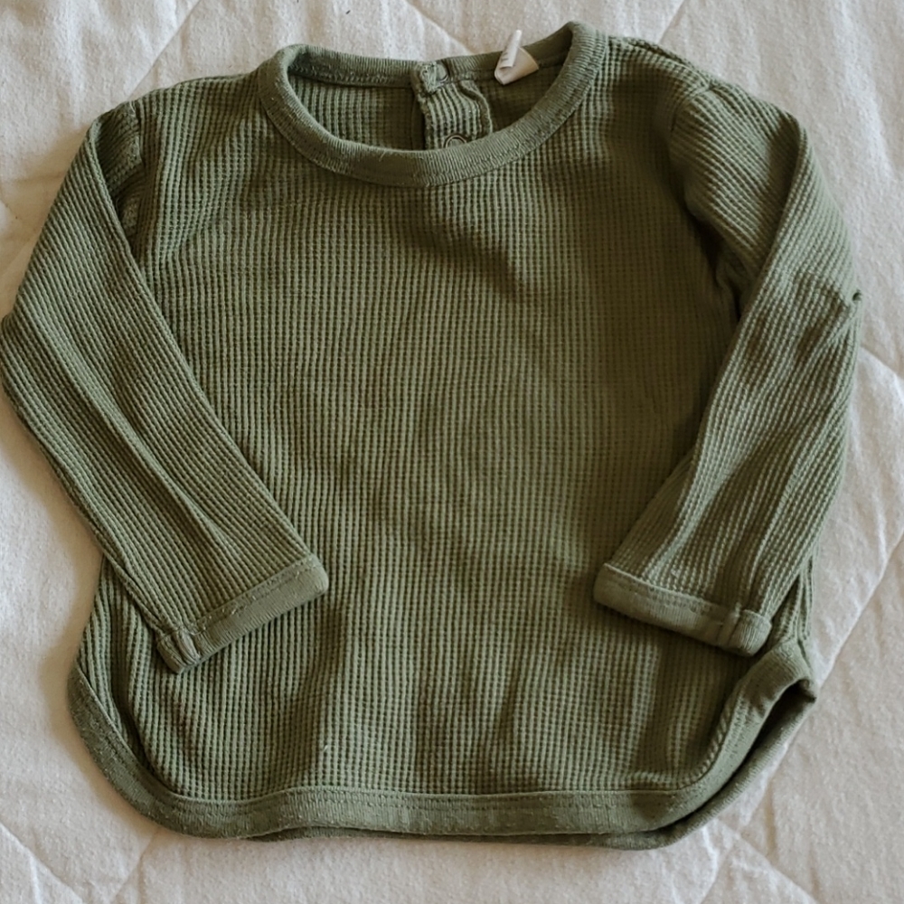 Nui organic cotton waffle top